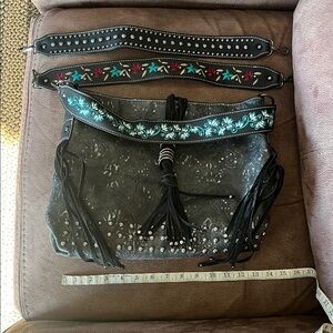 Black Western Purse